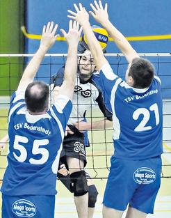 Die Bezirksliga-Volleyballer des MTV Vechelde III gewinnen