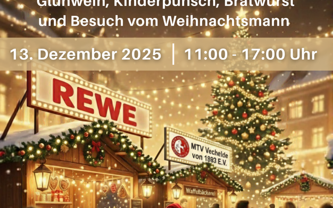 MTV Vechelde beim REWE-Weihnachtsmarkt dabei!